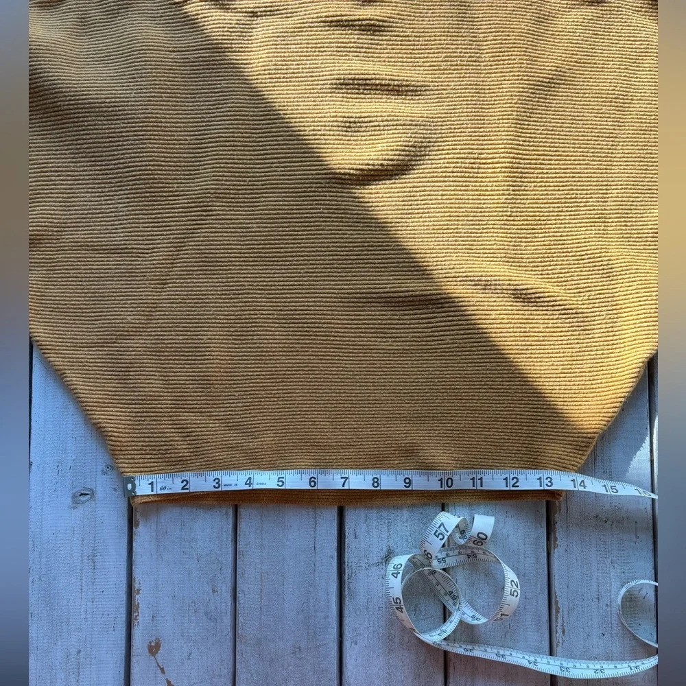 Carmen Marc Valvo Gold Ribbed Batwing Cropped Sweater Top xs - Picture 9 of 11